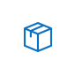 Shipping box icon